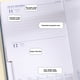 thumbnail image 5 of RKSTN notebook notebook 2025 Academic Year Weekly Notebook Planner Schedule Notebooks Scrapbook Strap Notepad Pad Student Schedule Planner Business Travel Journal, 5 of 9