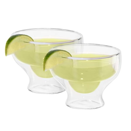 Double Wall Margarita Glass 10oz / 300ml, Set of 2
