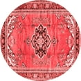 thumbnail image 1 of Ahgly Company Indoor Round Persian Red Traditional Area Rugs, 4' Round, 1 of 4