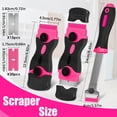 thumbnail image 3 of Plastic Razor Blades Glass Scraper Tool, Metal Scrapers for Removing Paint, Decals, Adhesive, Caulk, Stickers, Labels, Windows, Stovetops, Tiles, Floors, 3 of 8