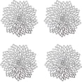 thumbnail image 1 of Manteles individuales redondos CHAO de plástico para calentar platos y Decoración de mesas 4 piezas, 1 of 5
