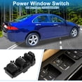 thumbnail image 2 of Interruptor de ventana eléctrica Unique Bargains No.35750THAH31 para el lado del conductor delantero para Honda UR-V Avancier 2016-2020 Negro, 2 of 7