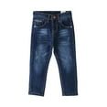 thumbnail image 3 of Usaibhir Boys Girl's Slim Jeans High Waisted Denim Pants with Pockets 2-14 Years, 3 of 5
