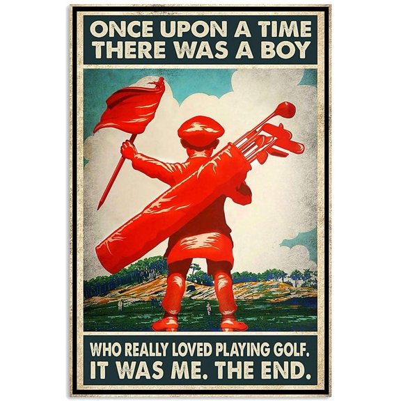 Once Upon A Time There was A Girl Who Really Love Australian Shepherd Dog Snow Metal tin Signs, Motivational, Meaningful Wall Art Prints,8x12inch