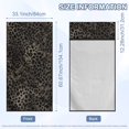 thumbnail image 3 of FOR U DESIGNS Grey Leopard Print Car Seat Cover Universal Front Seat Protector for Sedans, Quick-Dry & Soft Microfiber Athletic Running Towel Multi-Purpose Yoga Mat, Beach Towel, 2 Pack, 3 of 7