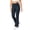 Navy, variant on FSYBOA Girls Fleece Leggings Size 6T, Sports Stretch High Waist Casual Fall Pants Black