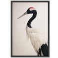 thumbnail image 6 of Framed Canvas Print Crane Bird Wall Art Minimalist Modern Decorative for Living Room Bedroom - 16"x24" BLACK, 6 of 8