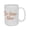 white, variant on "Be Here Now" 15oz Mindful Ceramic Mug - Calming & Practical Drinkware for Home & Office