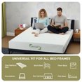 thumbnail image 4 of ViscoLogic Gemini 8 Inch Queen Mattress With Cooling Gel Medium Firm Foam For Sleep Cooler, CertiPUR-US® Certified Foam, Mattress in a Box, 4 of 6