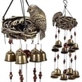 thumbnail image 2 of Campana de Viento de Pájaro para Decoración de Ventanas de Jardín y Balcón, 2 of 5