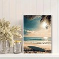 thumbnail image 2 of Beach Surfboard Sunset Canvas Wall Art，Suitable for Living Room，Bedroom，Bathroom，Office，and Hotel Decoration., 2 of 8