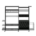 thumbnail image 6 of ModFusion 76” Multi Layer Sports Equipment Storage Rack with Wheels, All-in-One Garage & Home Organizer for Golf, Balls, and Gym Gear, 6 of 10