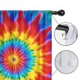 thumbnail image 4 of Blackout Kids Curtains,Colorful Rainbow Tie Dye Spiral Pattern Childrens Insulated Curtains Set Of 2,Bedroom Essentials,Toddler Room Decor 42"x54", 4 of 5
