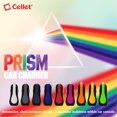 thumbnail image 4 of Cellet Prism Rapidcharge 12w 2.4a Dual Usb Car Charger For Android And Apple Devices - Black, 4 of 8