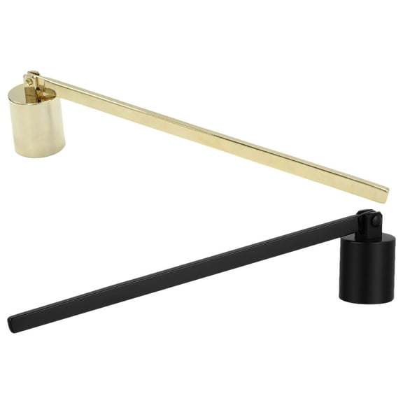 WHAMVOX 2 Pcs Stainless Steel Candle Snuffer Long Handle Decorative Candle Extinguisher For Candle Flame Extinguishing Vintage Candle Accessories
