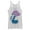 White Heather, variant on Women's Alice in Wonderland Caterpillar Who Are You Racerback Tank Top White Heather Large