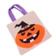 thumbnail image 3 of Bolsa de mano NikouMX Lino Saco de almacenamiento Halloween Negro Calabaza Beige, 3 of 8