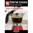 thumbnail image 5 of Red Portable Electric Espresso Maker, 1-3 Cups/Shots, Compact Travel Coffee, 5 of 7