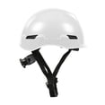 thumbnail image 4 of Dynamic Rocky Industrial White Climbing Helmet with Polycarbonate/ABS Shell, Nylon Suspension, Wheel Ratchet Adjustment, ANSI Type 1 and Electrical Class E, One Size Fits All, 280-HP141R-01, 4 of 4