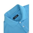 thumbnail image 3 of Men's Golf Polo Shirt Performance Wicking Dry Fit Short Sleeve T-Shirt Tops, 3 of 7