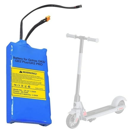 25.2 Volt 2.6AH Lithium Battery Pack Scooter Battery for GOTRAX GKS Electric Scooter 240529-69-1