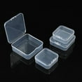 thumbnail image 4 of suxuMhao Storage Box, 20-Pack Clear Square Plastic Boxes, Plastic Storage Bins with Lids, Clear Plastic Containers, Parts Storage Box, Small Plastic Tote for Organizing, 6.5×6.5×2CM​, 4 of 5