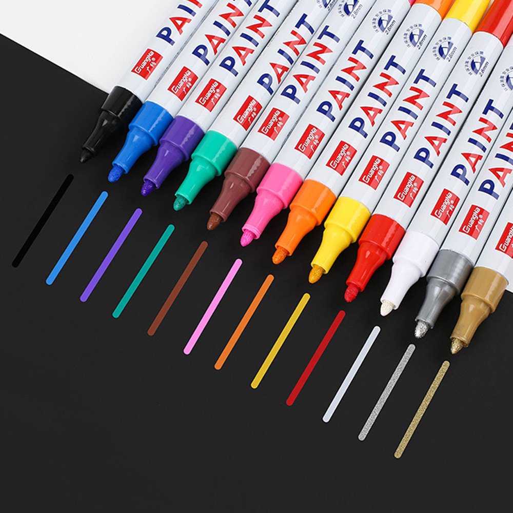 Paint Pens, Paint Markers for Rock Painting, Glass, Metal, Wood, Stone