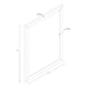 thumbnail image 5 of espejo decorativo rectangular con marco en poliestireno plata 52 x 40 cm, 5 of 6