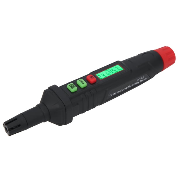 Pluma de humedad y temperatura, termómetro digital HT62, higrómetro, termómetro, higrómetro, psicrómetro digital diseñado para profesionales