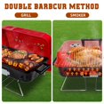 thumbnail image 5 of GEERTOP Portable Charcoal Grill with Lid Folding Barbecue Grill for Outdoor Camping Cooking Small Table Top BBQ Grill for Picnic Patio Backyard, 5 of 7