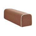 thumbnail image 5 of CarpNettore Couch Arm Rest Pillow Arm Support Pillow Removable 19.69x5.91x5.91 Linen Armrest brown, 5 of 8