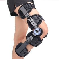 Komzer Hinged ROM Knee Brace, Adjustable Post Op Knee Support Orthosis Immobilizer Protector for Knee Recovery and Rehabilitation after Surgery