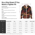 thumbnail image 5 of Daiia Lunar Mountains Golden Rivers UPF 50+ Sun Protection Hoodie Jacket Lightweight Long Sleeve Sun Shirt for Women Men with Pocket Hiking Outdoor-Large, 5 of 7