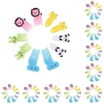 thumbnail image 2 of Yuarrent 10 piezas lindo pequeño animal de dibujos animados niños fruta tenedores niños plástico Bento decoración del hogar accesorio 60 mm 10piezas Yuarrent  CBP054848, 2 of 4