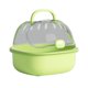thumbnail image 3 of Jaula transportadora para hámster, jaula transportadora para animales pequeños con bebedero, transparente, para ratones. verde, 3 of 9
