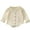 Beige, variant on Lenpel Girls' Long Sleeve T-Shirts Toddler Baby Crew Neck Button Front Ribbed Knit Tee Tops Infant Newborn Clothes(Gray,1-2 Years)