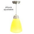 thumbnail image 2 of Lampara De Techo, Luz Ideal, Campana Chica Herraje Satín, Amarillo, 2 of 5