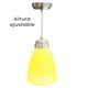 thumbnail image 2 of Lampara De Techo, Luz Ideal, Campana Chica Herraje Satín, Amarillo, 2 of 5