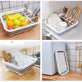 thumbnail image 2 of Collapsible Dish Drying Rack – Portable Drainer Organizer for Kitchen, RV, Camper, Travel Trailer, Space Saving Tray, 2 of 5