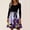 Dark Purple #033, variant on Women's Halloween Dress Candy Bat Crew Neck Hepburn Cocktail Fall Dresses Long Sleeve 1950s Funny Classic Dress with Belt 2XL