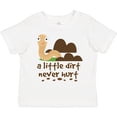 thumbnail image 3 of Inktastic Funny Dirt Never Hurt Boys Earthworm Boys Toddler T-Shirt, 3 of 5