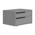 thumbnail image 3 of Casabianca Home Carter Left nightstand in gray matte., 3 of 5