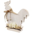 thumbnail image 4 of Northlight Spring Decoration, Distressed Rooster Silhouette, Country Rustic Theme, White, 9.5 Inch, 4 of 6