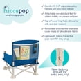 thumbnail image 2 of Hiccapop Omniboost Travel Booster Seat con bandeja para | Tr hiccapop hiccapop, 2 of 2
