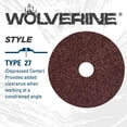 thumbnail image 3 of Weiler 804-59573 Resin Fiber Discs- 4.5 in. Dia.- 36 Grit, 3 of 6