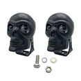 thumbnail image 1 of LED Light Motorcycle Skull Headlight Fog Lights Spotlights 160W 6000K/3500K, 1 of 9