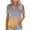 Orange, variant on Summer Tops for Women 2025 Plus Size Womens Workout Shirts Loose Fit Shirts for Women