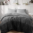 thumbnail image 1 of Set de edredón Intelligent Design Avril Queen Grey Ombre, 1 of 7