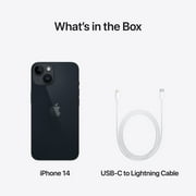 Open Box Certified Apple iPhone 14 A2649 (Fully Unlocked) 128GB Midnight