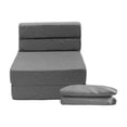 thumbnail image 2 of Funda Extra Sofá Cama Cozy Individual gris, 2 of 7